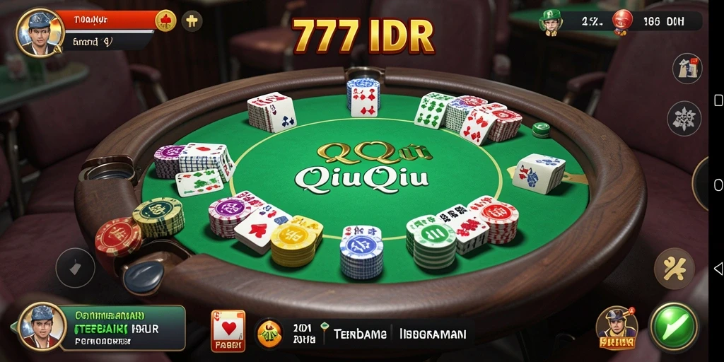 Tampilan gameplay QiuQiu yang menarik dan penuh tantangan.