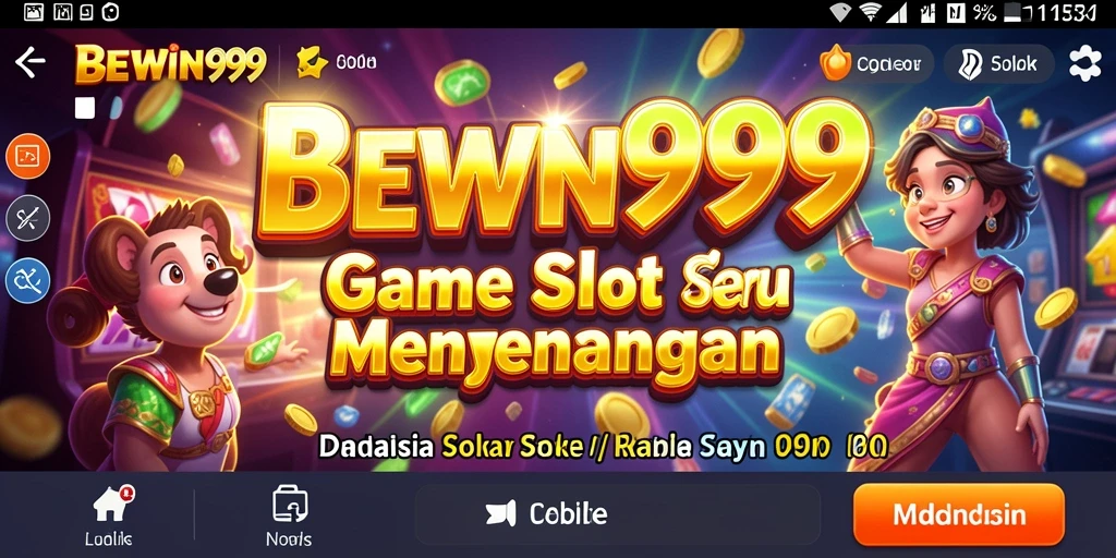 Tangkapan layar permainan slot BEWIN999 dengan grafik menarik dan fitur bonus.