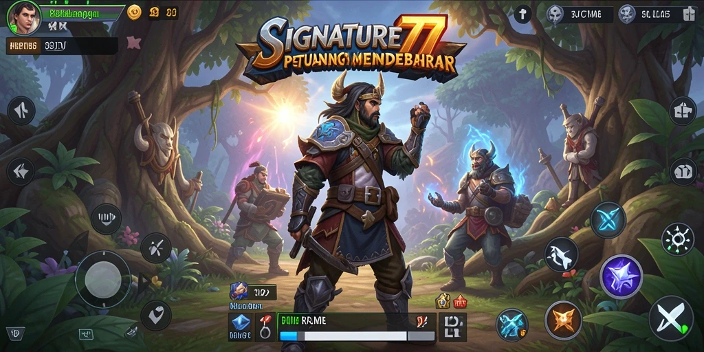Tampilan gameplay SIGNATURE77 yang mendebarkan dan penuh aksi.